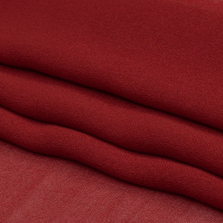 Famous Australian Designer Clay Red Viscose Georgette