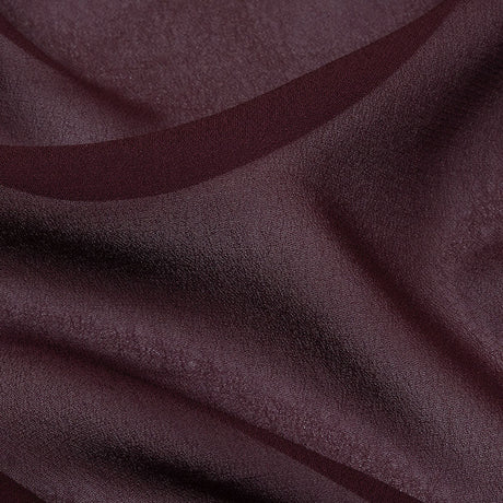 Famous Australian Designer Burgundy Viscose Georgette