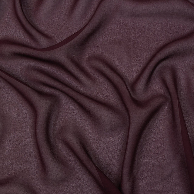Famous Australian Designer Burgundy Viscose Georgette