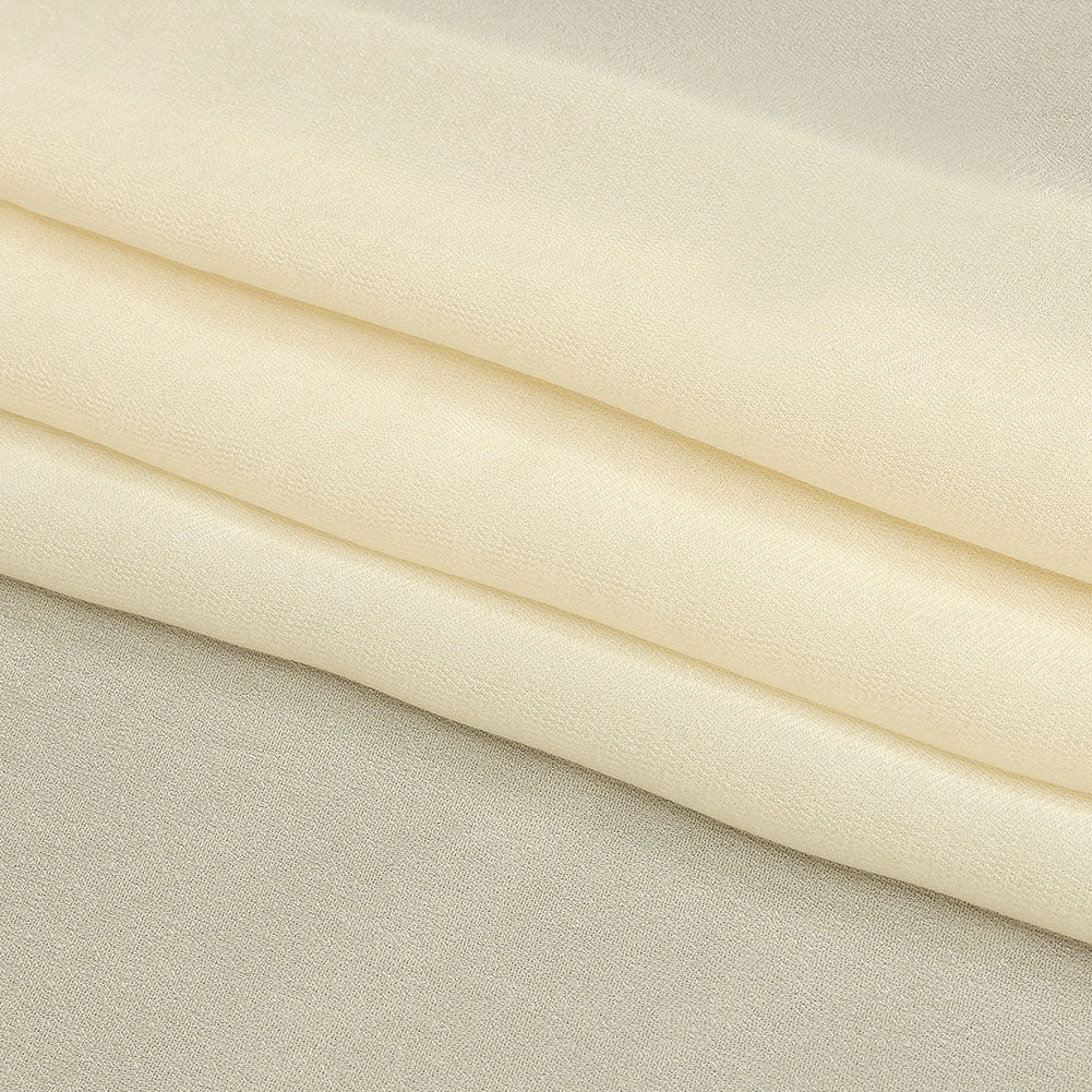Famous Australian Designer Cream Viscose Georgette