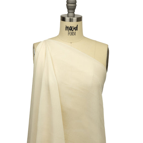 Famous Australian Designer Cream Viscose Georgette