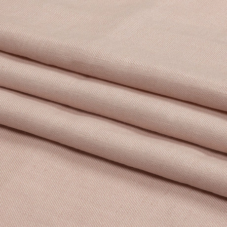 Famous Australian Designer Dusty Pink Stretch Linen and Viscose Twill Suiting
