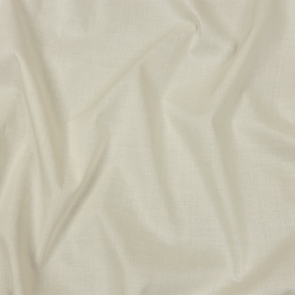 Famous Australian Designer Cream Heavy Cotton Voile
