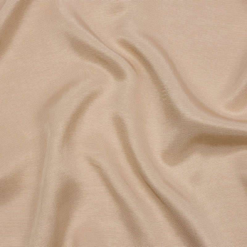 Famous Australian Designer Tan Viscose Ottoman