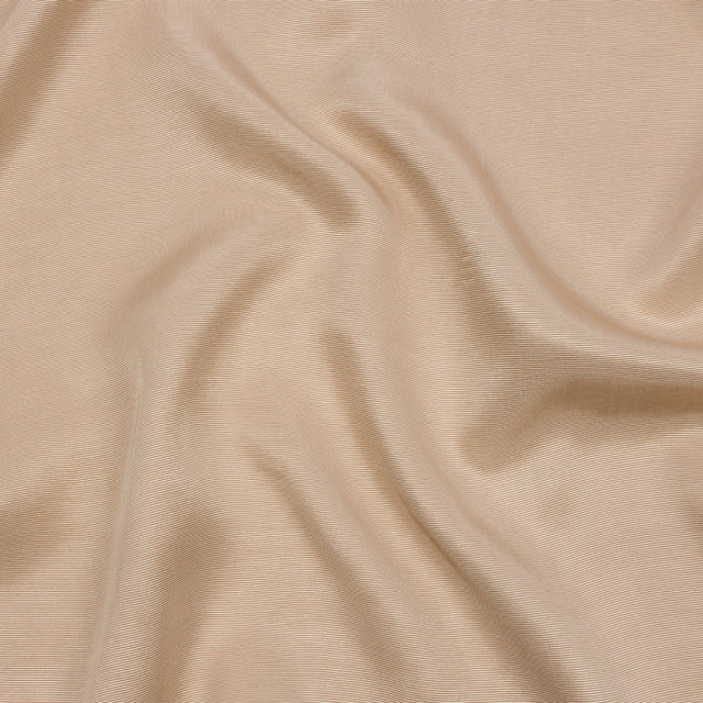 Famous Australian Designer Tan Viscose Ottoman