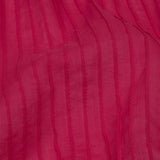 Famous Australian Designer Hot Pink Pintucked Cotton Lawn