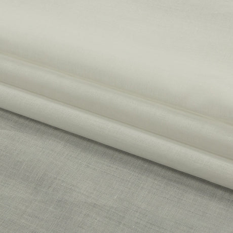 Famous Australian Designer Star White Crisp Cotton Voile