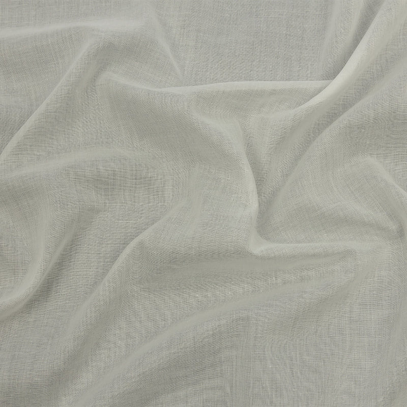 Famous Australian Designer Star White Crisp Cotton Voile