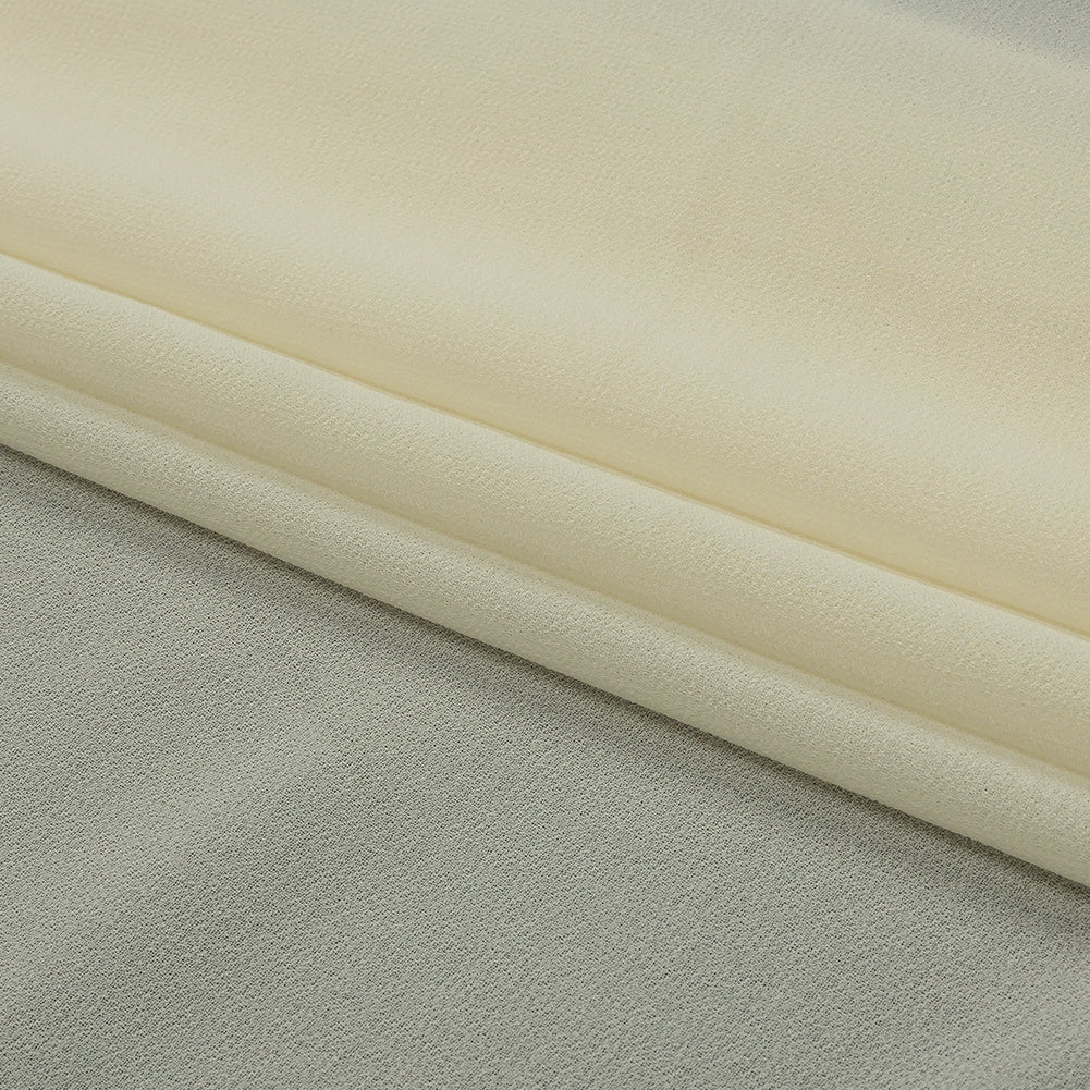 Famous Australian Designer Antique White Polyester Georgette