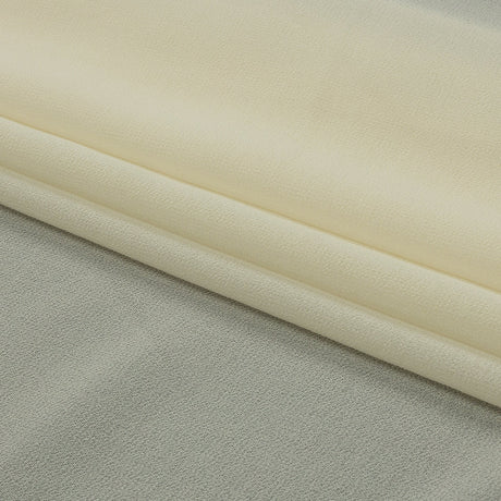 Famous Australian Designer Antique White Polyester Georgette