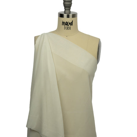 Famous Australian Designer Antique White Polyester Georgette