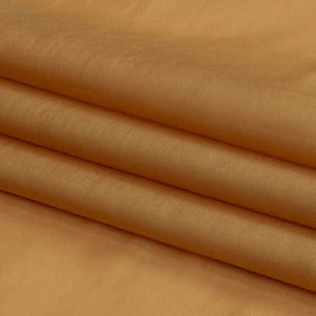 Famous Australian Designer Luminous Tan Viscose and Silk Voile