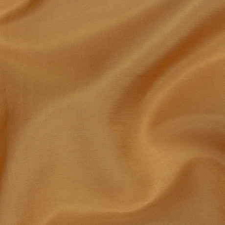Famous Australian Designer Luminous Tan Viscose and Silk Voile