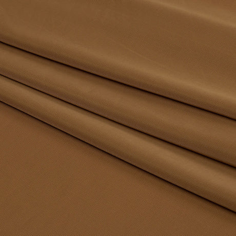Famous Australian Designer Caramel Stretch Polyester Jersey