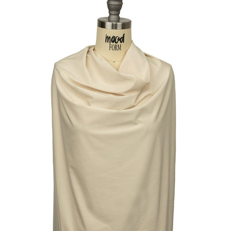 Famous Australian Designer Pistachio Shell Stretch Polyester Jersey