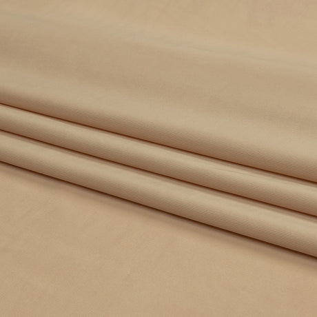 Famous Australian Designer Beige Stretch Polyester Jersey