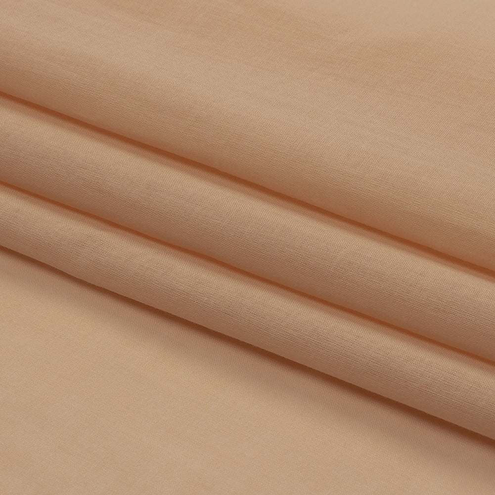 Famous Australian Designer Pale Peach Cotton Voile