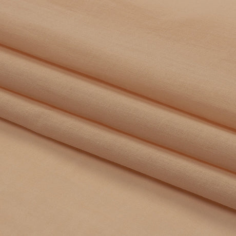Famous Australian Designer Pale Peach Cotton Voile
