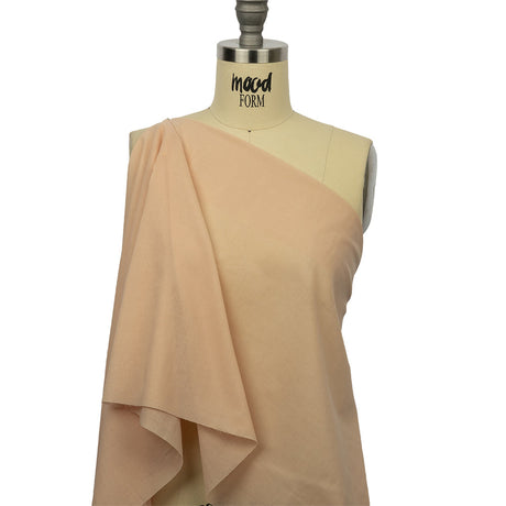 Famous Australian Designer Pale Peach Cotton Voile