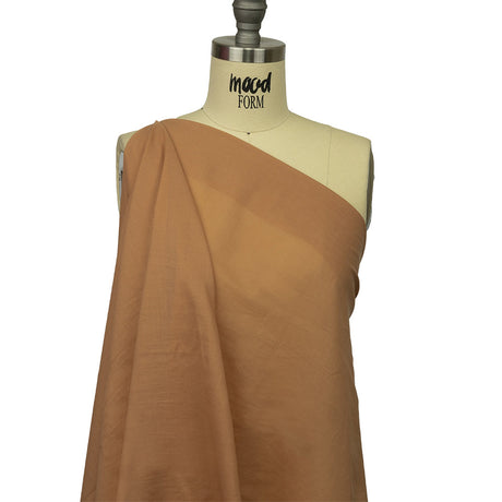 Famous Australian Designer Tan Cotton Voile
