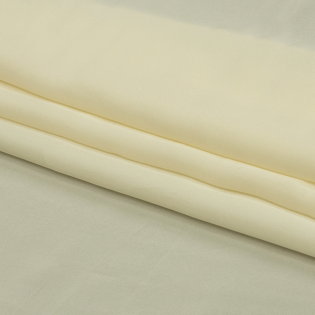 Famous Australian Designer Cream Viscose Crepe de Chine