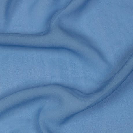 Famous Australian Designer Cornflower Viscose Georgette