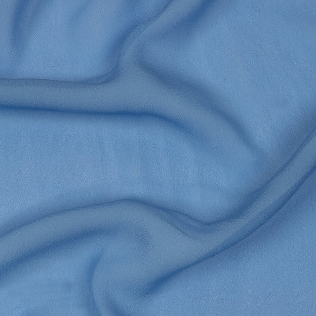 Famous Australian Designer Cornflower Viscose Georgette