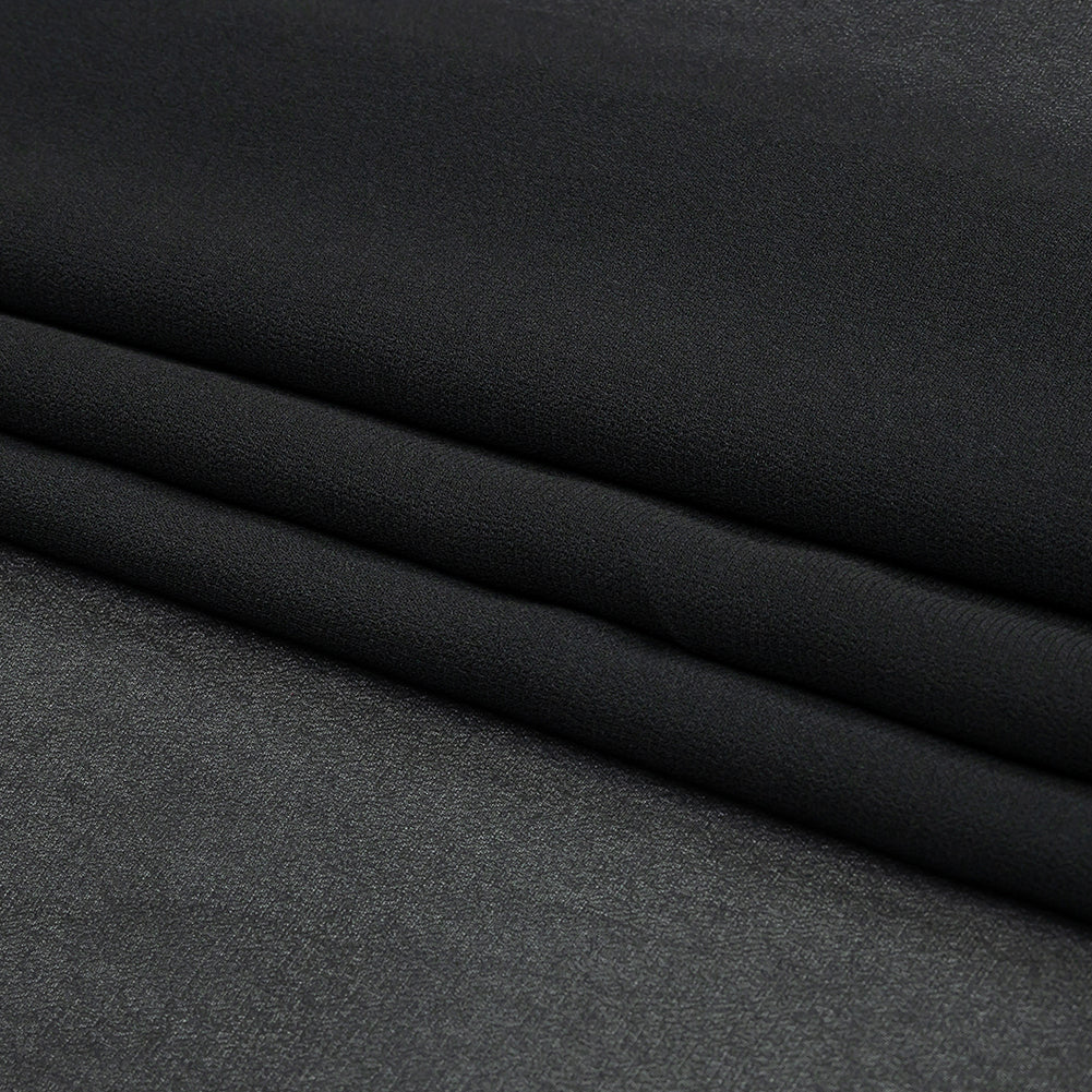 Famous Australian Designer Dark Navy Viscose Georgette