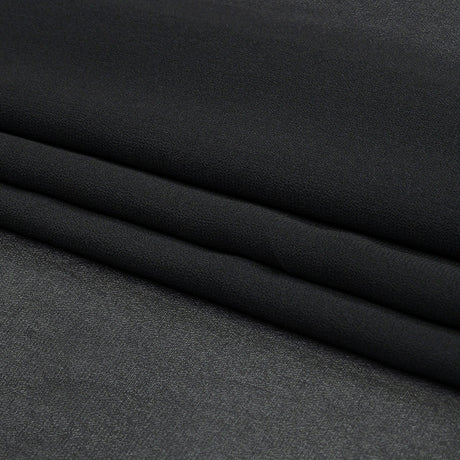 Famous Australian Designer Dark Navy Viscose Georgette