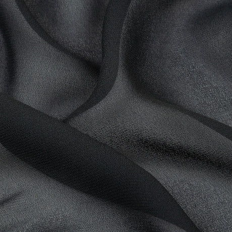 Famous Australian Designer Dark Navy Viscose Georgette