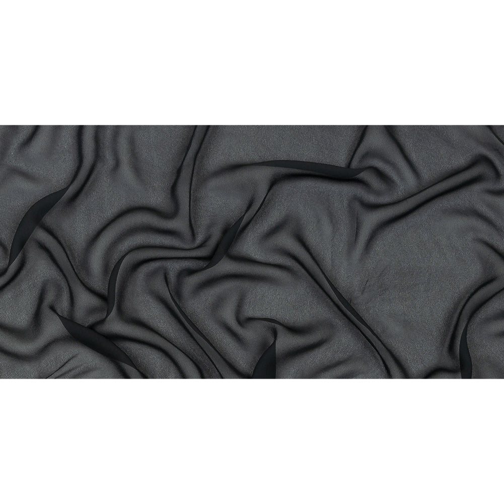 Famous Australian Designer Dark Navy Viscose Georgette