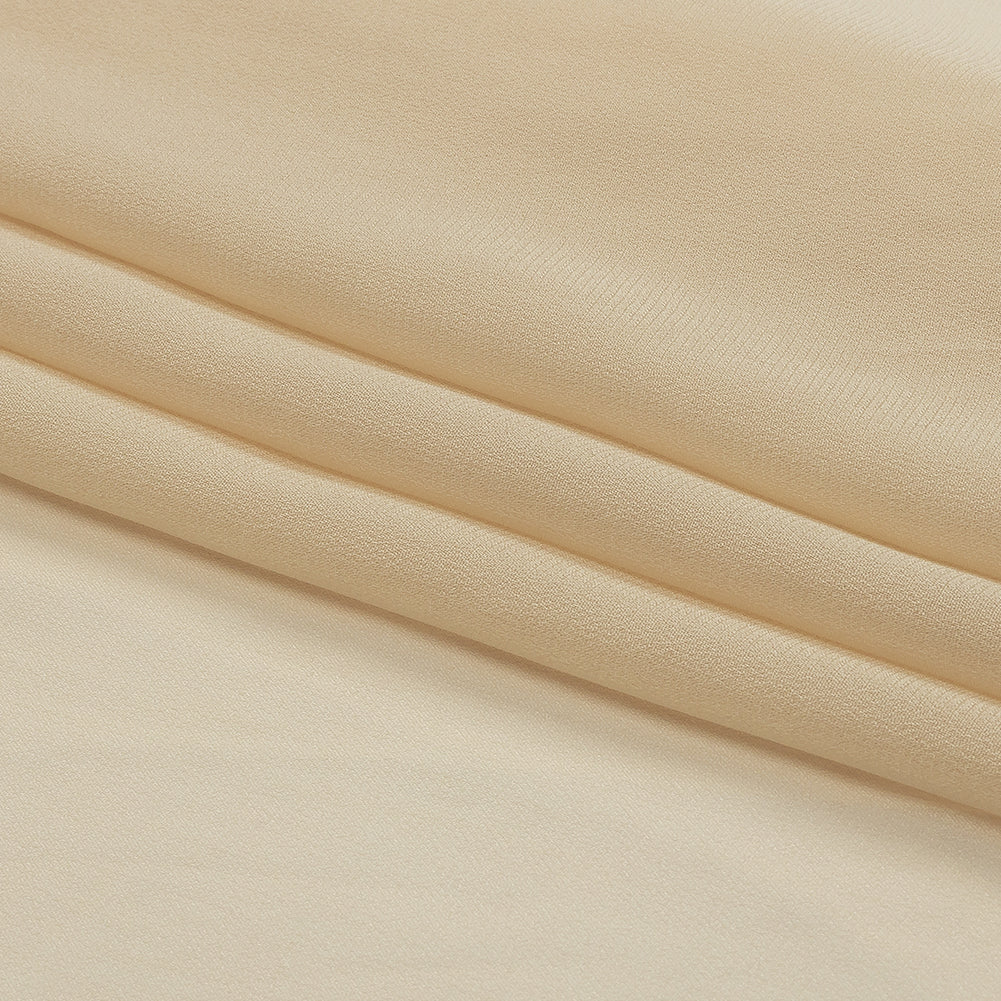 Famous Australian Designer Light Semolina Viscose Georgette