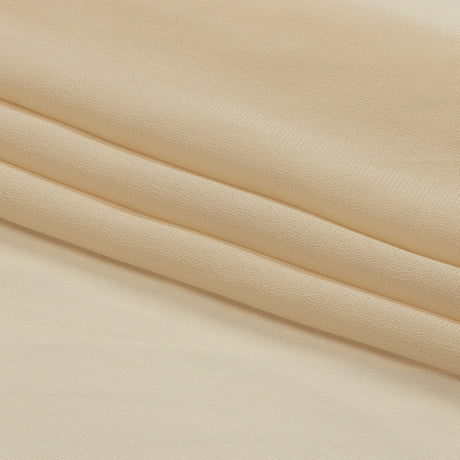 Famous Australian Designer Light Semolina Viscose Georgette