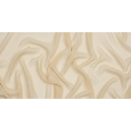 Famous Australian Designer Light Semolina Viscose Georgette
