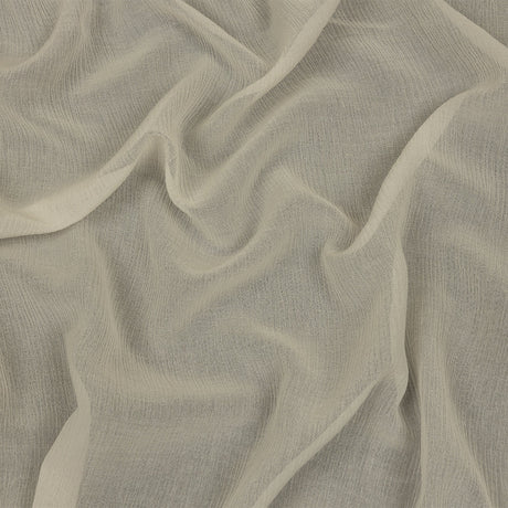 Famous Australian Designer Baby's Breath Crinkled Cotton and Silk Chiffon