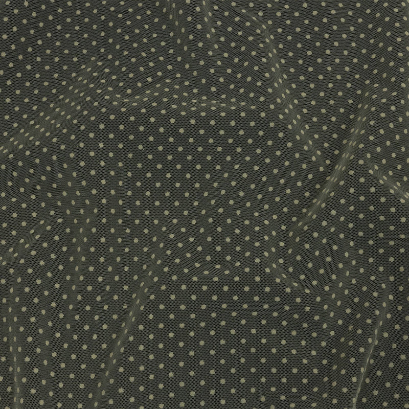 Famous Australian Designer Rutabaga Flocked Polka Dots Polyester Tulle