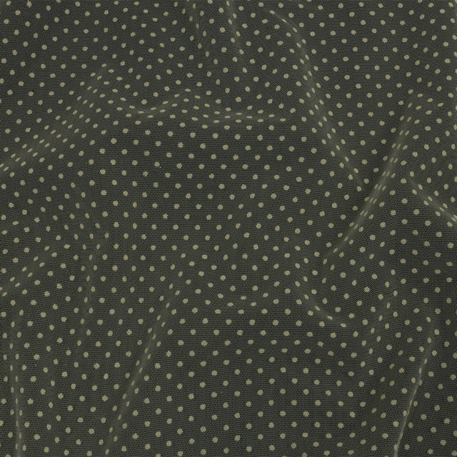 Famous Australian Designer Rutabaga Flocked Polka Dots Polyester Tulle