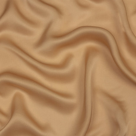 Famous Australian Designer Nude Satin-Faced Silk Chiffon