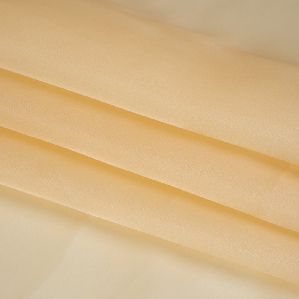 Silk Satin-Faced Organza - Cream - Famous Australian Designer Deadstock