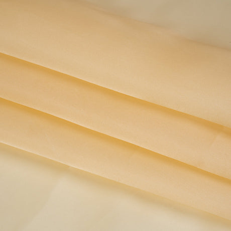 Silk Satin-Faced Organza - Cream - Famous Australian Designer Deadstock