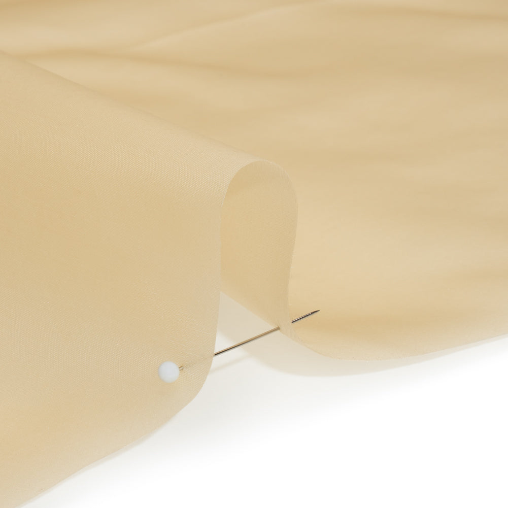 Silk Satin-Faced Organza - Cream - Famous Australian Designer Deadstock