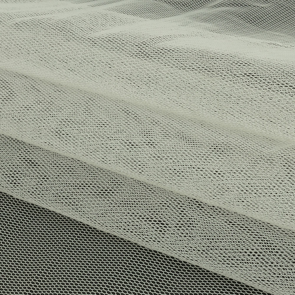 Famous Australian Designer White Stiff Polyester Tulle