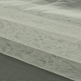 Famous Australian Designer White Stiff Polyester Tulle