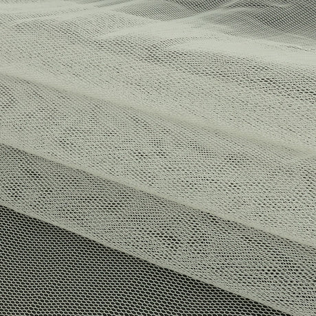 Famous Australian Designer White Stiff Polyester Tulle