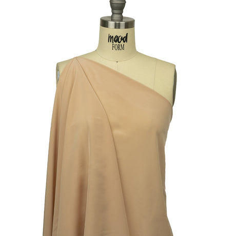 Famous Australian Designer Nude Viscose Crepe de Chine