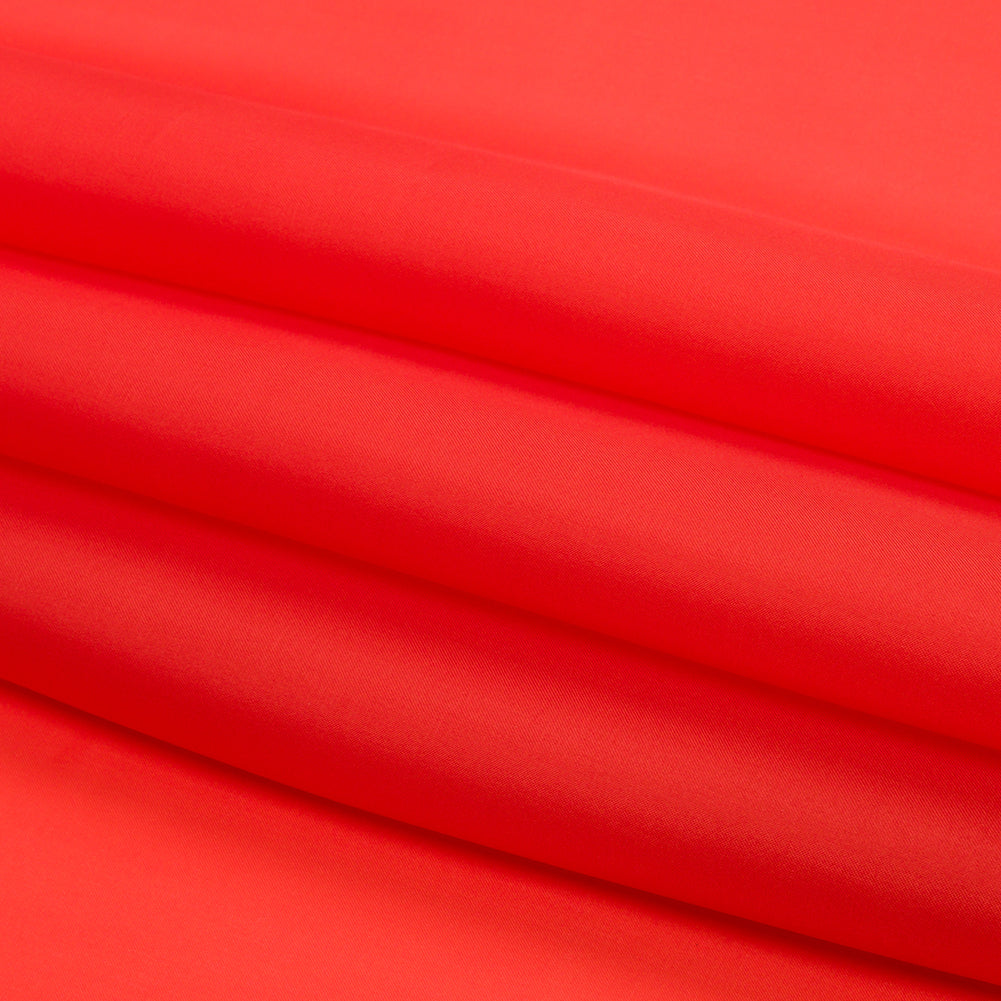 Famous Australian Designer Flame Silk Satin-Faced Organza
