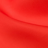 Famous Australian Designer Flame Silk Satin-Faced Organza