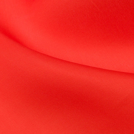 Famous Australian Designer Flame Silk Satin-Faced Organza