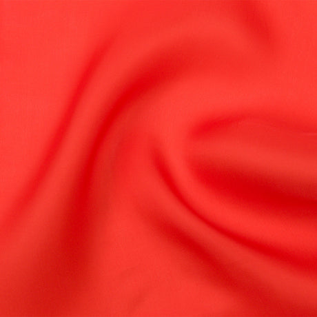 Famous Australian Designer Flame Silk Satin-Faced Organza