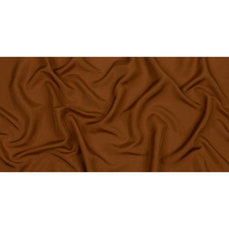 Famous Australian Designer Terracotta Plain Silk Woven